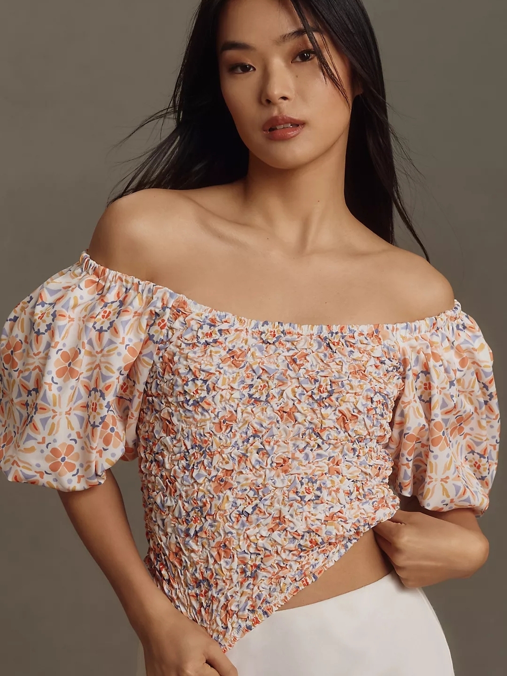 3x Nwt Anthropologie DOLAN Off-The-Shoulder Textured Top